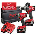 Milwaukee - M18ONEPP2A-502X - 18v Cordless Twin Kit - Tool and Fixing Suppliers