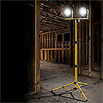 Defender DF1200 Tripod Double Tripod Flood Light                                                                                 - Tool and Fixing Suppliers
