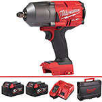 18v Cordless Impact Wrench     Milwaukee M18FHIWF12-502X      - Tool and Fixing Suppliers