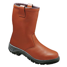Tan Unlined Rigger - Safety Boots