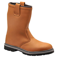 Tan Lined Rigger Safety Boot