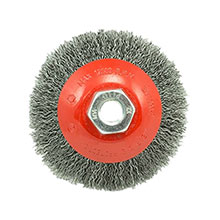 Crimped Tapered Steel Wire Brush