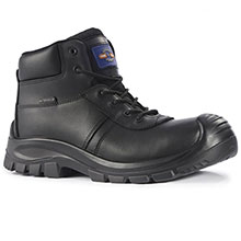 Baltimore PM4008 Smooth Black Leather Safety Boot