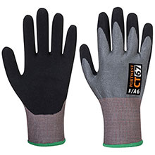 Portwest CT AHR Nitrile Foam Grey/Black Gloves - Cut Level F - 0 Gloves - ParkerTools