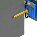 Side Fix Channel - Posi-Glaze Aluminium Profile                                                                                  - Tool and Fixing Suppliers